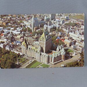 Vintage Postcard - Quebec City Aerial Photo - Dexter Press